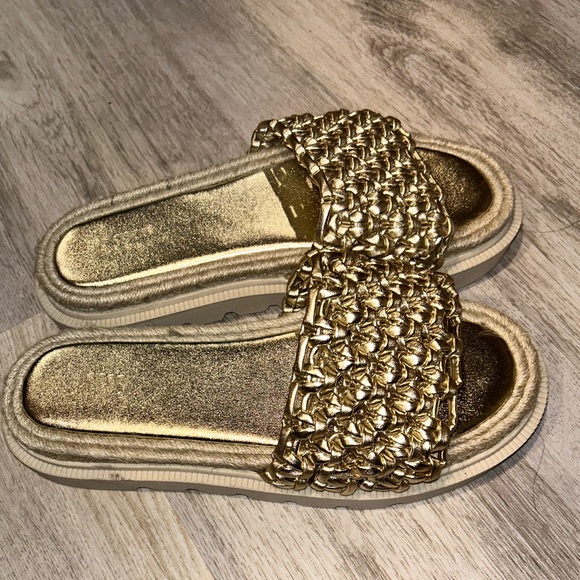 ASOS Design Jupiter Woven Slides Size 9 - Picture 9 of 11